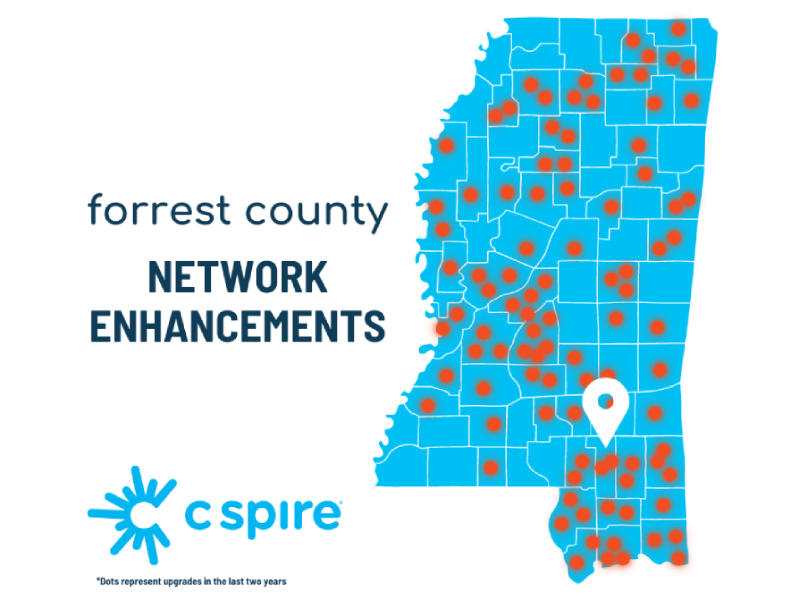 Network Update: Southern Forrest County sees new C Spire coverage and ...