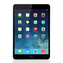 New operating system IOS 7 screen on iPad mini Apple