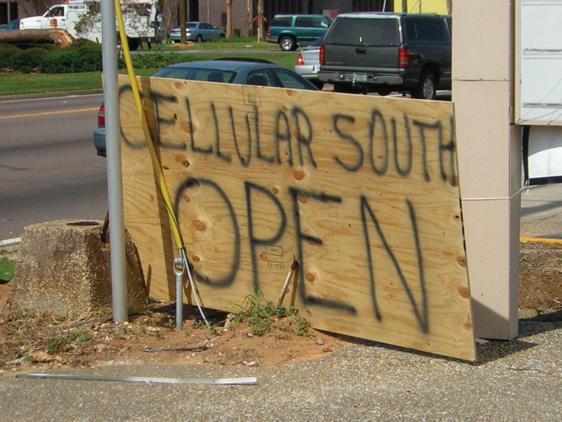 Open sign